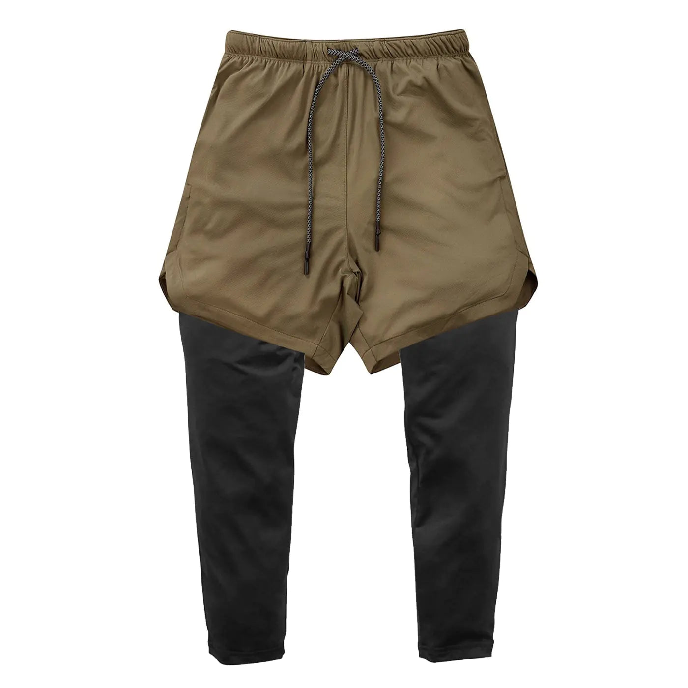 Men's 2-in-1 Quick Dry Running Gym Sports Shorts